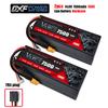 VARCS 4S Lipo Battery 130C 140C 8000mAh 8400mAh 7500mAh 6300mAh 5400mAh XT60 EC5 TRX T/DEANS XT150 Plug for RC 1/8 Buggy  Car