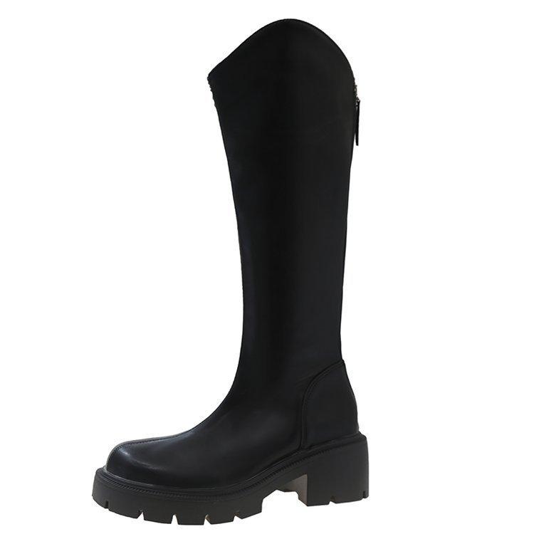 Autumn Knight Boots Brown Boots Fashionable and Comfortable Female Thick Bottom Long Boots Thin Boots Long Boots Female