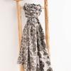 Printed Imitation Cashmere Fringed Scarf Women's Winter Warm Versatile Shawl Dual-purpose Student Couple Scarf