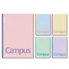 KOKUYO Канцелярская принадлежность Campus, Ограниченная серия, Хлопковый блокнот в горошек, Формат B5, В линейку B, Цветной, 5 шт. в упаковке, Нет. 3CBTN-L31X5
