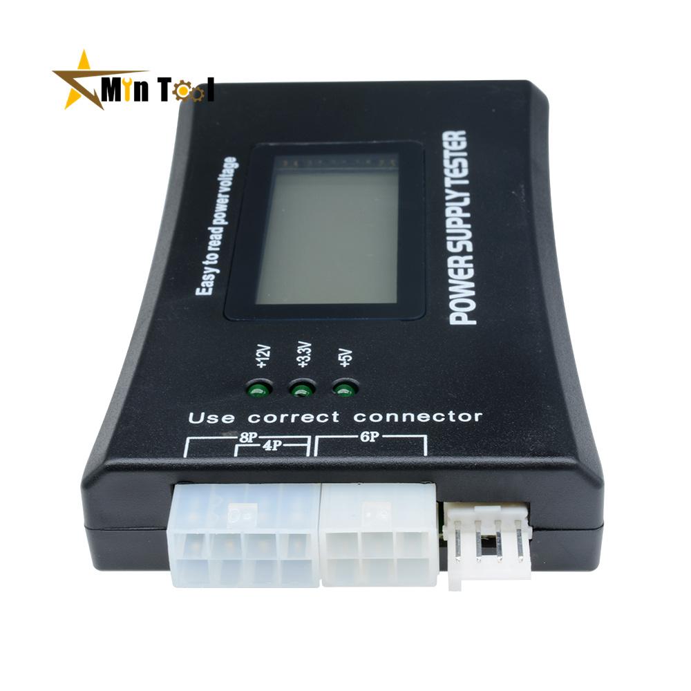 Digital LCD Display PC Computer 20/24 Pin LCD Tester Check Bank Supply Power Measuring Diagnostic Tester Tool Power Supply