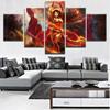 Hd Prints Canvas Pictures Wall Artwork 5 Pieces DOTA 2 Painting Game Home Decor Modular Modern Poster For Living Room Framed