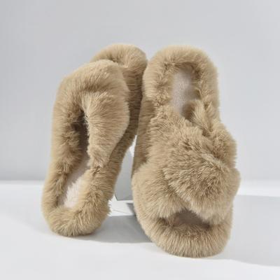 Женские балетки Меховые тапочки 2025 Зимняя повседневная обувь Дизайнерские уютные сандалии-слингбэки Домашние шлепанцы Новые Zapatillas