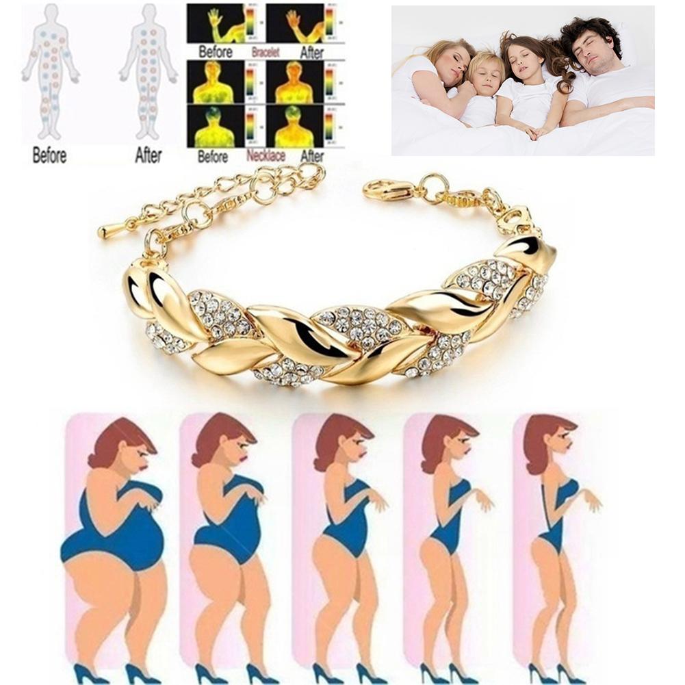 Потеря веса Энергия Магниты Ювелирные Изделия Модные Женские Ювелирные Изделия Браслеты Для Похудения Браслеты Скрученный Магнитный Терапевтический Браслет Здоровье