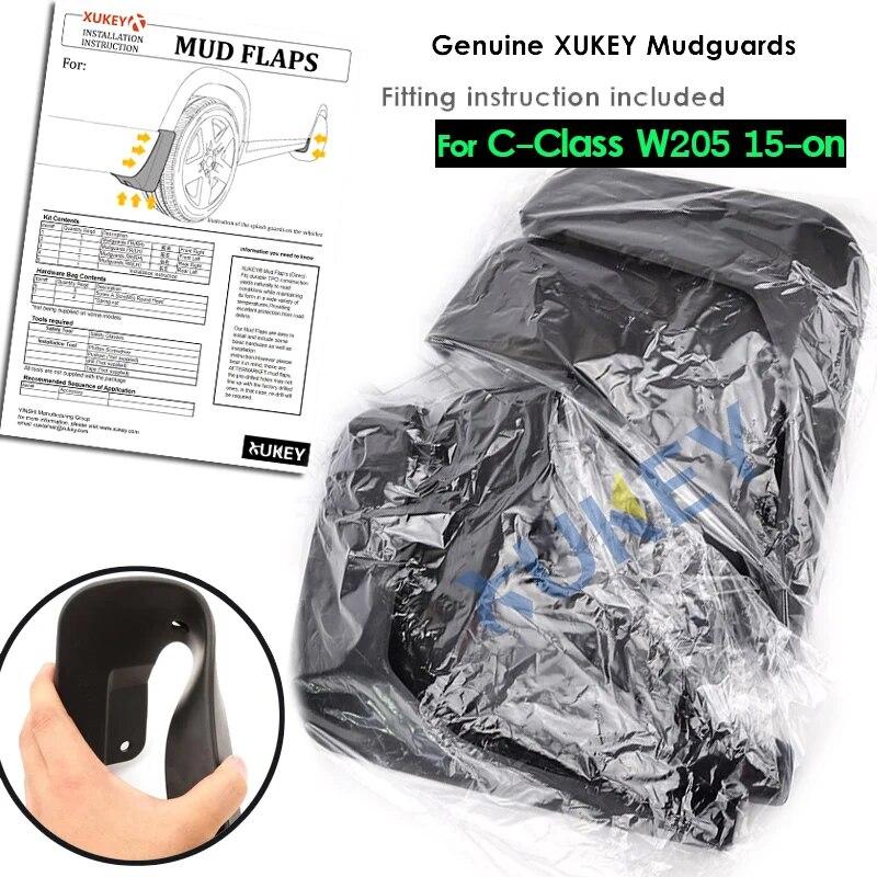 Автомобильные брызговики для Benz C-Class W205 2015 2016 2017 Брызговики Брызговики закрылок переднее заднее крыло протектор 2018