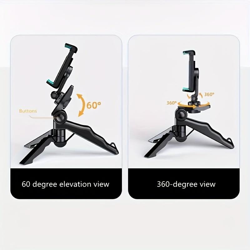 Selfie Stick Phone Tripod Expandable Smartphone Tripod Stand, 360-Degree Rotation