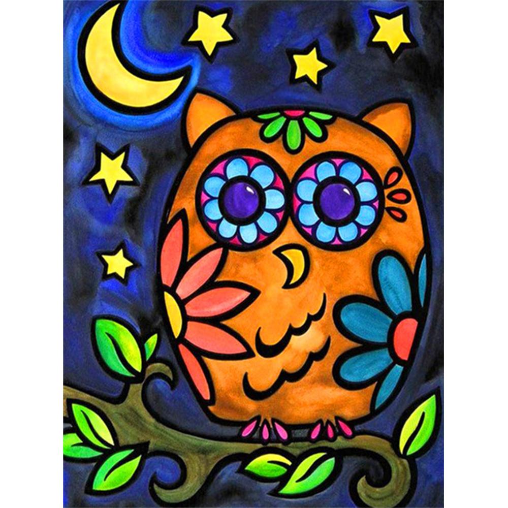 Алмазная картина Новая Сова 5D Алмазная вышивка Крестом Животные Стразы Мозаика Распродажа Decortion