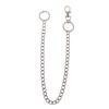16" Punk Belt Wallet Chain Waist Pants Chain Pocket Chain with Keyring Jewerly