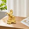 Золотая скульптура лошади фэн-шуй 2026 год статуэтка лошади зодиака китайский Новый год зодиакальное благословение