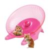 Transparent Pet Hamster Flying Saucer Anti-Slip Rat Toys Cage Hamster Running Wheels Indoor Exercise Toys Squirrel Wheel