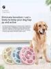 Dog Accessories Puzzle Interactive Toy for Puppy IQ Stimulation,Feed Distribution Bowl Treat Dispenser for Pet Fun Supplies