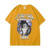 If They Talk Behind Yo Back Fart Wolf Literally Me Funny Meme Emo Tshirt Unisexs Clothing Harajuku Retro Cotton T Shirt Tops