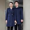 Мужской и женский утепленный шерстяной смесовый пальто Taluoman