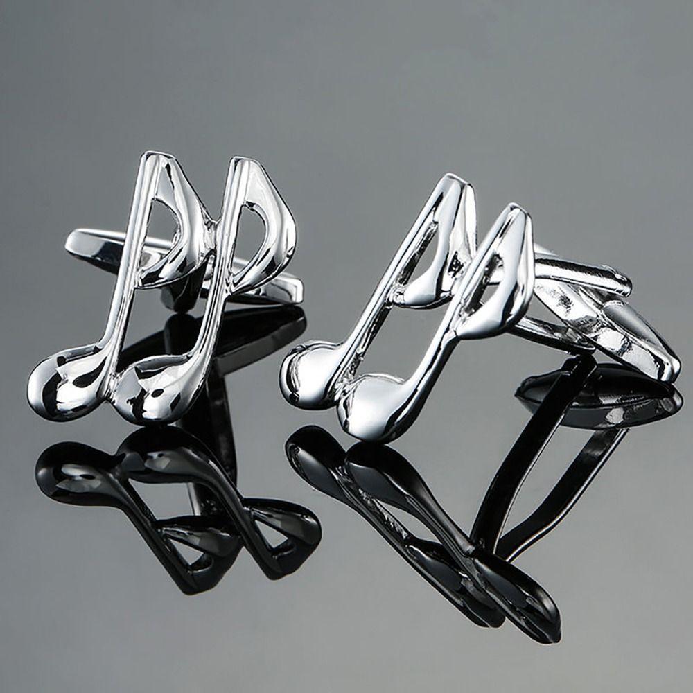 Treble Clef Music Note Sleeve Button Piano Music Instrument Series Cufflinks  Concert Accessories