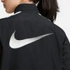 Nike Striped Logo Casual Sport Jacket Women Outerwear Black DX1038-010