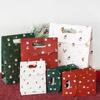 3Pcs New S/M/L Xmas Gift Box Flip Cover Paper Wrapping Paper Bag Candy Pack Bag Christmas