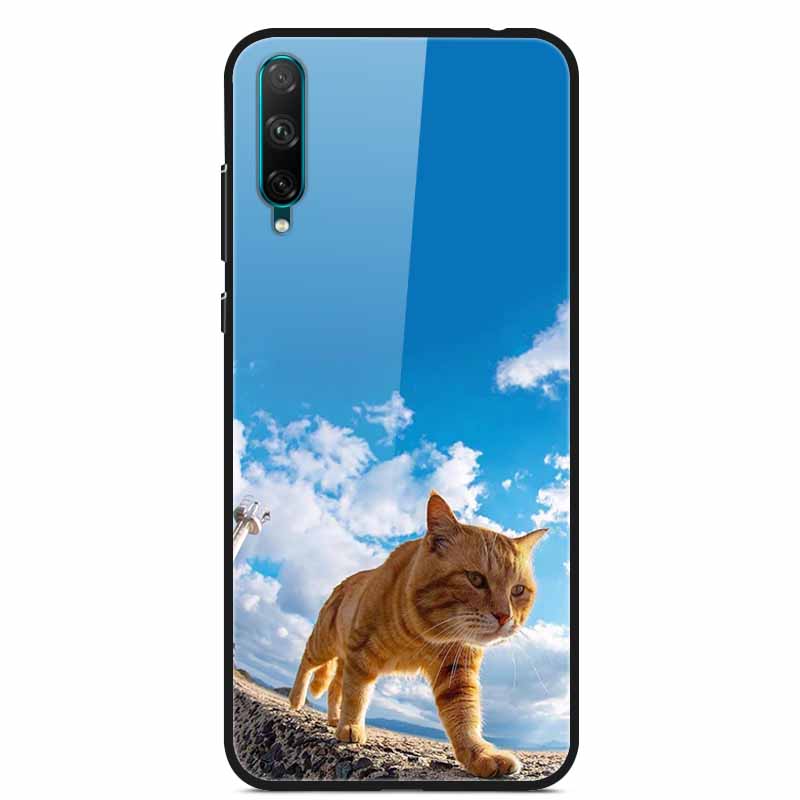 Чехол из закаленного стекла For Honor 30i для Huawei Honor 30 i Мягкий бампер Жесткий Funda Для Honor 30i LRA-LX1 Чехол для телефона Обложка Honor30i