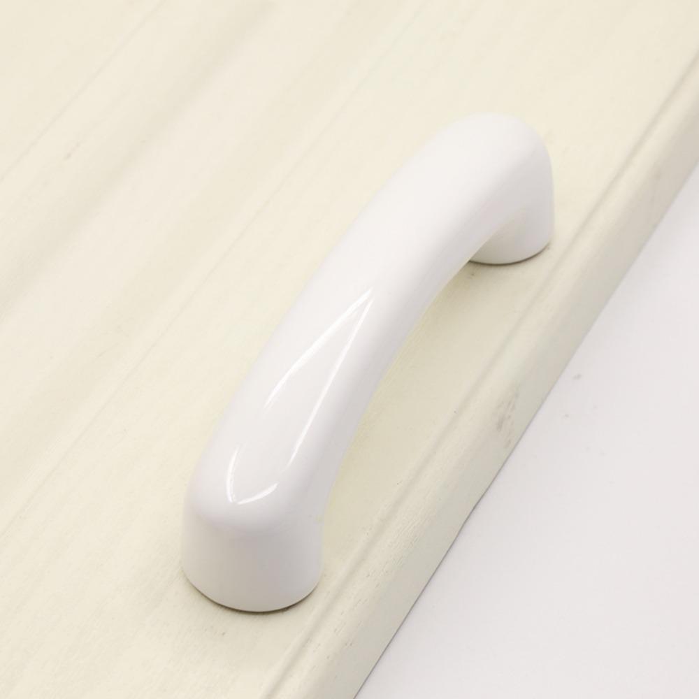 Colorful Design Brass Ceramic Handle Comfortable Feel Drawer Handle Home Furniture