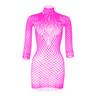 Women's Sleeve Mesh Bodycon Mini Dress Long Cover Up Dress Backless