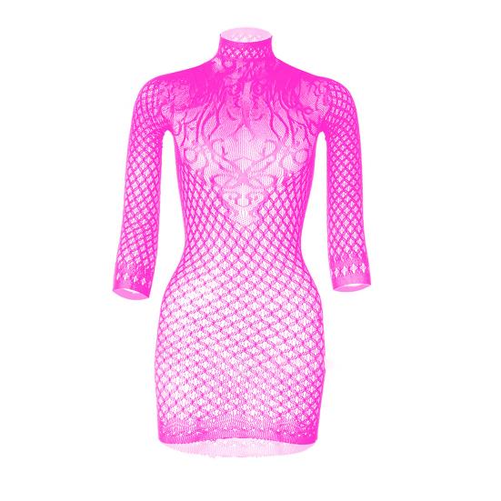 Women's Sleeve Mesh Bodycon Mini Dress Long Cover Up Dress Backless