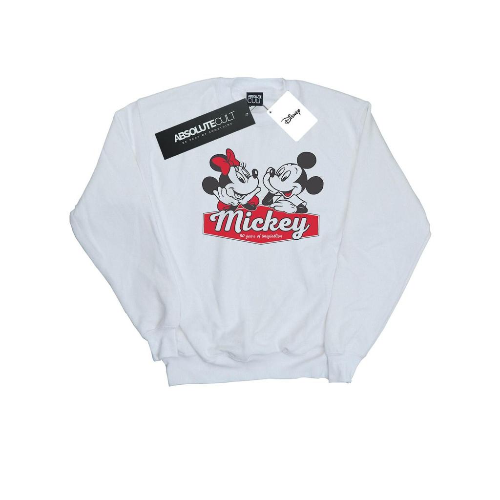 Disney Mens Mickie And Minnie 90 Years Sweatshirt