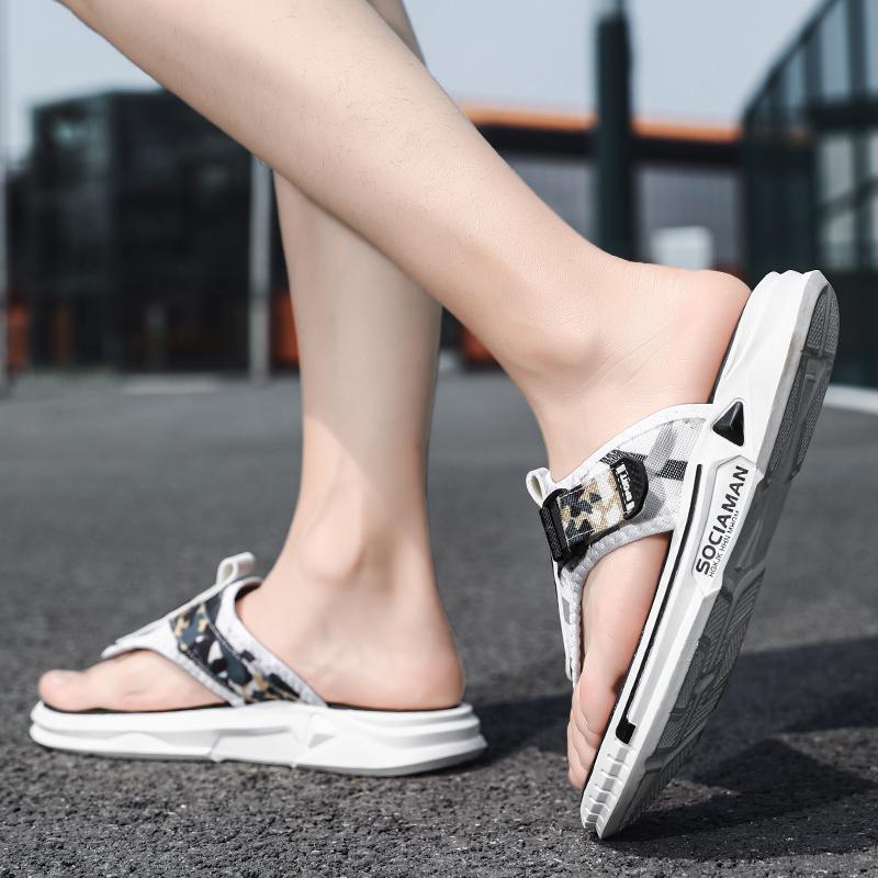 Summer Flip Flops Mens Slippers Casual Shoes Beach Sandals Outdoor Slides Walking Comfort Designer Luxury