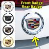 AABHU1 1PCS for Cadillac Logo SRX ATS XTS 2021 2020 2019 2018 2017 Car Front Center Grille Emblem Rear Trunk Badge Sticker Accessories