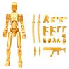 Multi-Jointed Movable Robot 3D Printed Mannequin Toyslucky 13 Dummy Action Figures Toys Gifts