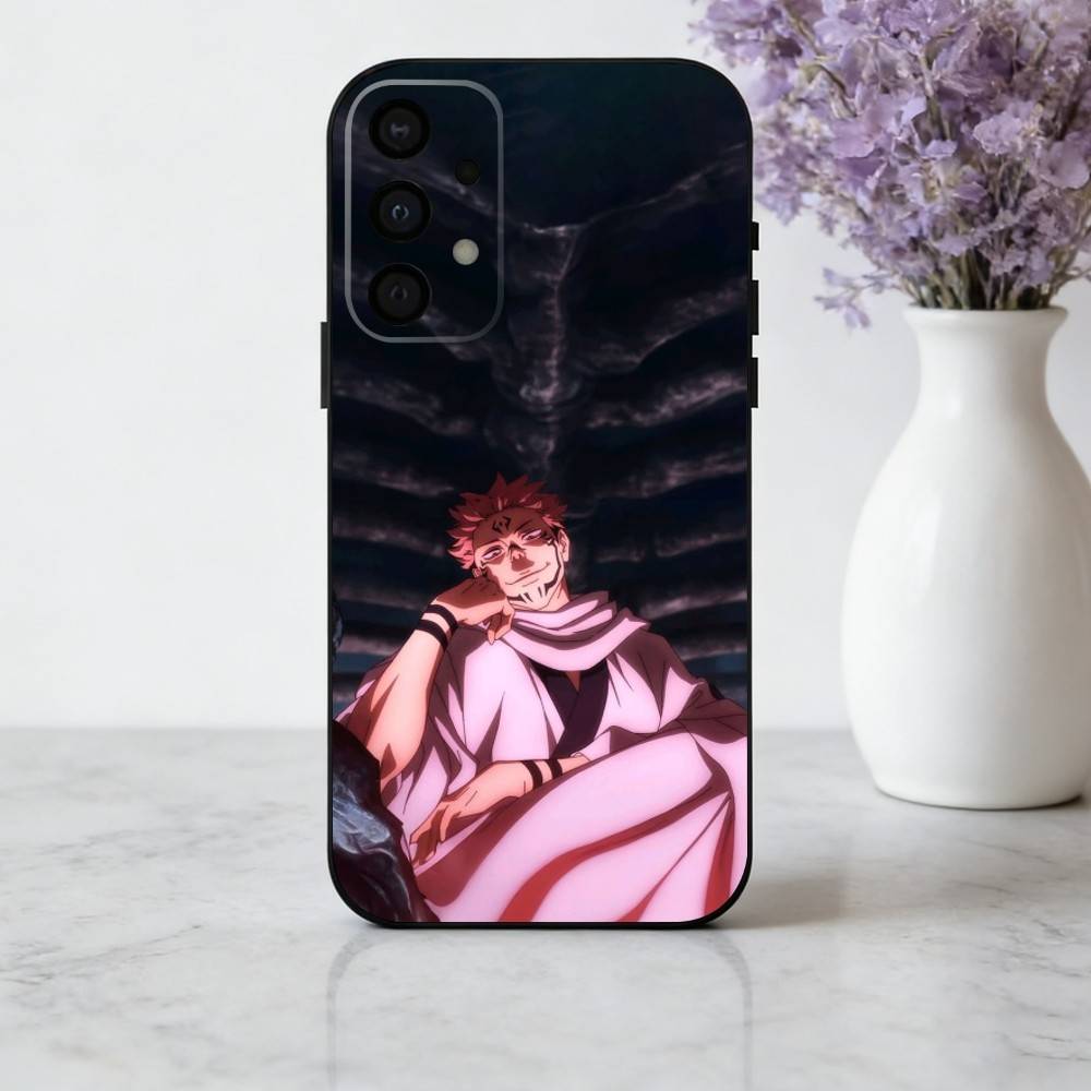 R-Ryomen S-Sukuna J-J-Jujutsu K-Kaisen-N Чехол для телефона для Samsung Galaxy A73,A72,A71,A70,A53,A52,A51, Мягкий силиконовый черный чехол