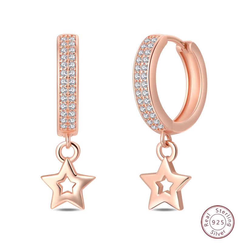 Серьги-кольца из серебра 925 пробы, минималистичные, золотые, круглые, модные, с застежкой-пряжкой с цирконием, свадебные украшения, подарок для женщин