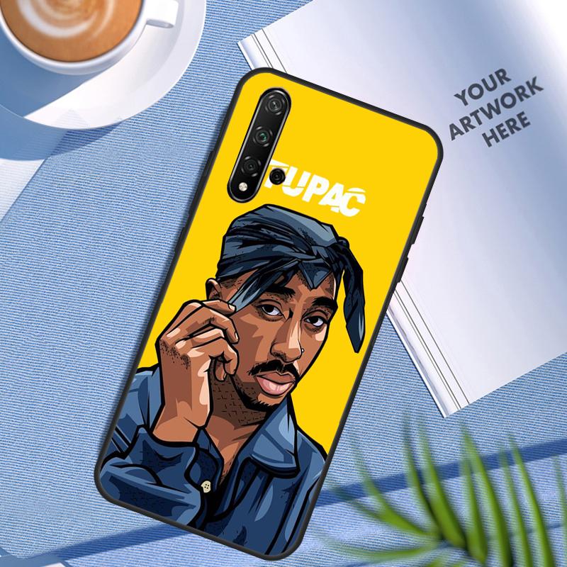 2pac Тупак Шакур Рэп Рэпер Для Huawei Nova Y90 Y60 Y70 Y91 Y61 Y72 Y73 3i 7i 8i 11 12i 9 10 SE P20 P30 Pro P40 Lite Чехол