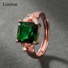 Классическое кольцо Lindon с цирконием, женские ювелирные изделия, свадебный подарок, вечеринка
