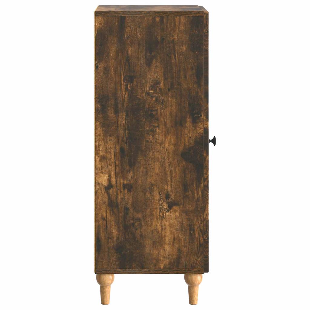Sideboard Smoked Oak 33 x 34.5 x 90 cm Wood Based Panel