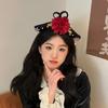 Headhoop Flower Chinese Style Headwear Antique Headband Hanfu Hair Hoop Ancient Style Headwear