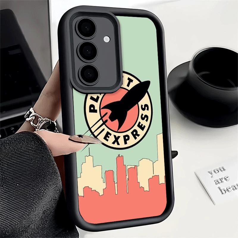 Чехол для телефона Samsung Galaxy S26 S25 Ultra S24 FE Futurama Planet Express Shell S23 Plus S22 + S21 S20 5G Мягкий силикон Funda