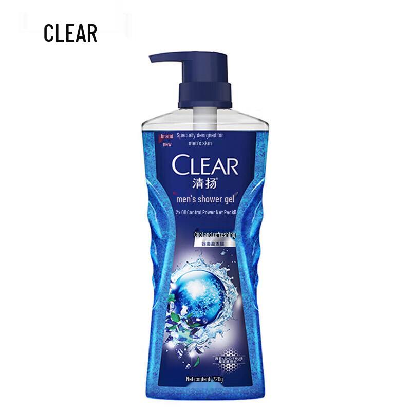 CLEAR Men's Cooling Oil Control Shower Gel