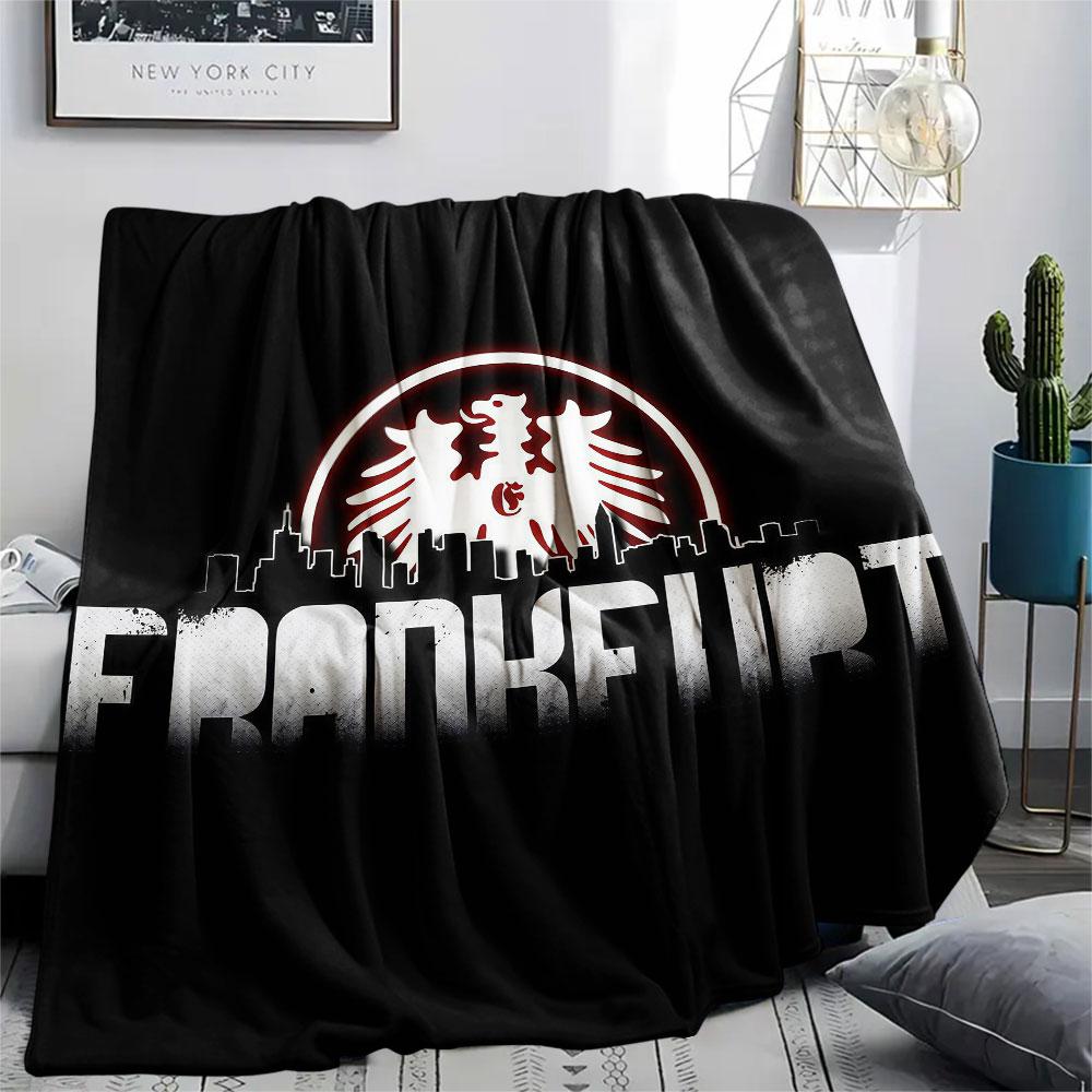Frankfurt Printed Flannel Blanket, soft throw for bedroom sofa, washable, Christmas present, great gift.