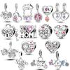 Медные Шармы Любовь Мать Семья Сестра Сердце Бусины Подходят для Оригинального Браслета Ожерелья Сделай Сам Женские Украшения Подарок для Подруги