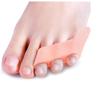 Transparent Silicone Gel Straightener Pain Relief Toe Protector Three-Hole Little Toe Bunion Foot Care Tools