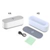 Ultrasonic Jewelry Cleaner Portable Low Noise Ultrasonic Cleaner Machine for Jewelry,Ring,Silver,Retainer,Eyeglass,Watch