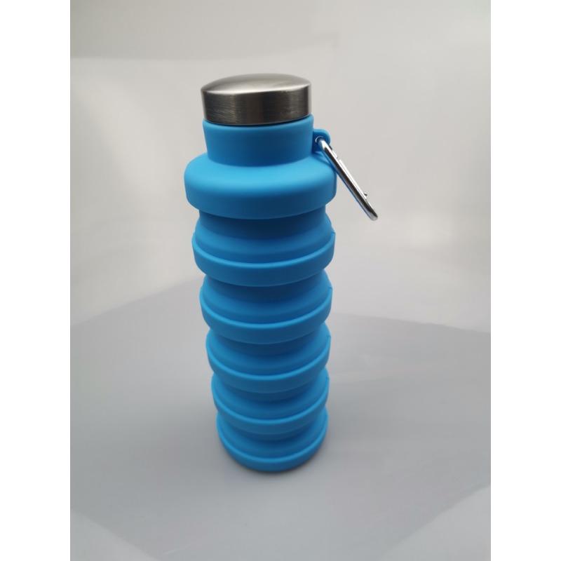 500 мл креативный силиконовый складной чайник для бега, фитнеса, портативный сжатый стакан для спорта на открытом воздухе