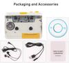 Custom Kassetten Rekorder Tragbare Transparente Stereo MP3 Converter Audio Player Auto Stop Walkman Cassette Player