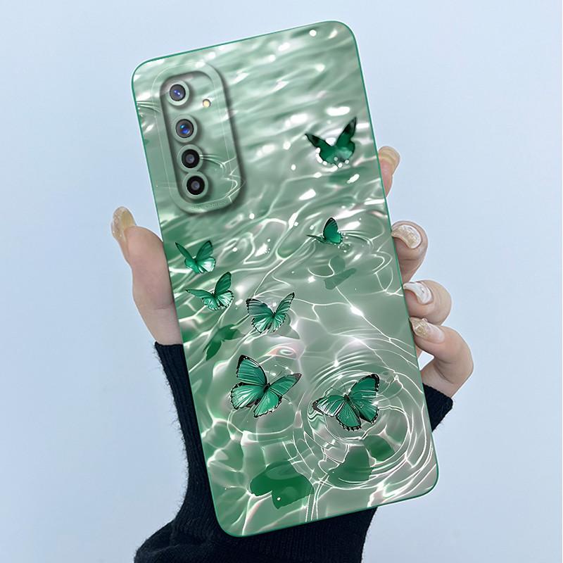 Чехол для телефона Realme 6 Чехол Realme 6s Модный Простота Масляная живопись Цветок Мягкий Жидкий силикон Оболочка Для Realme 6 Pro Funda