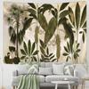 Тропический банановый лист гобелен настенный ретро арт пейзаж богемный эстетический пейзаж гостиная домашний декор