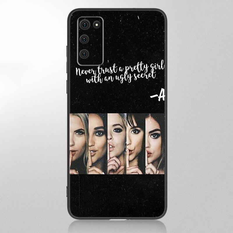 Чехол для телефона «Милые обманщицы» для Samsung Galaxy A12 A02S A22 A32 A52 A72 A71 A51 A41 A31 A21 A11 A50 A70 A10S A20S, черный чехол