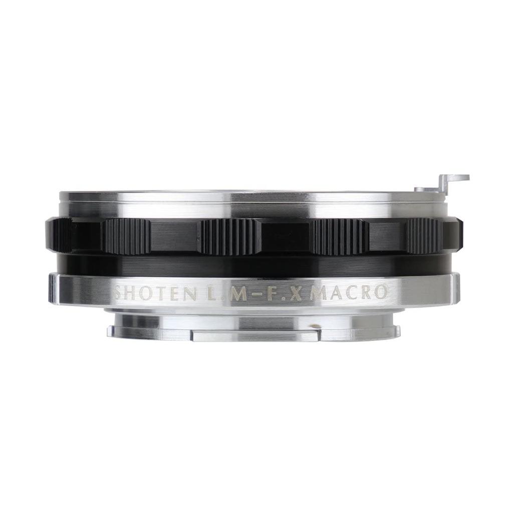 Адаптер SHOTEN LM-FX M B с геликоидом, для объективов с байонетом Leica M на камеры Fujifilm X-mount, черный