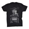 Typewriter Patent Men's T-Shirt. Writer Gift. Qwerty Patent Tee. Ringspun Cotton Tee. Unisex. Sizes S-3X. Available In Black, White, Gray, or Red.