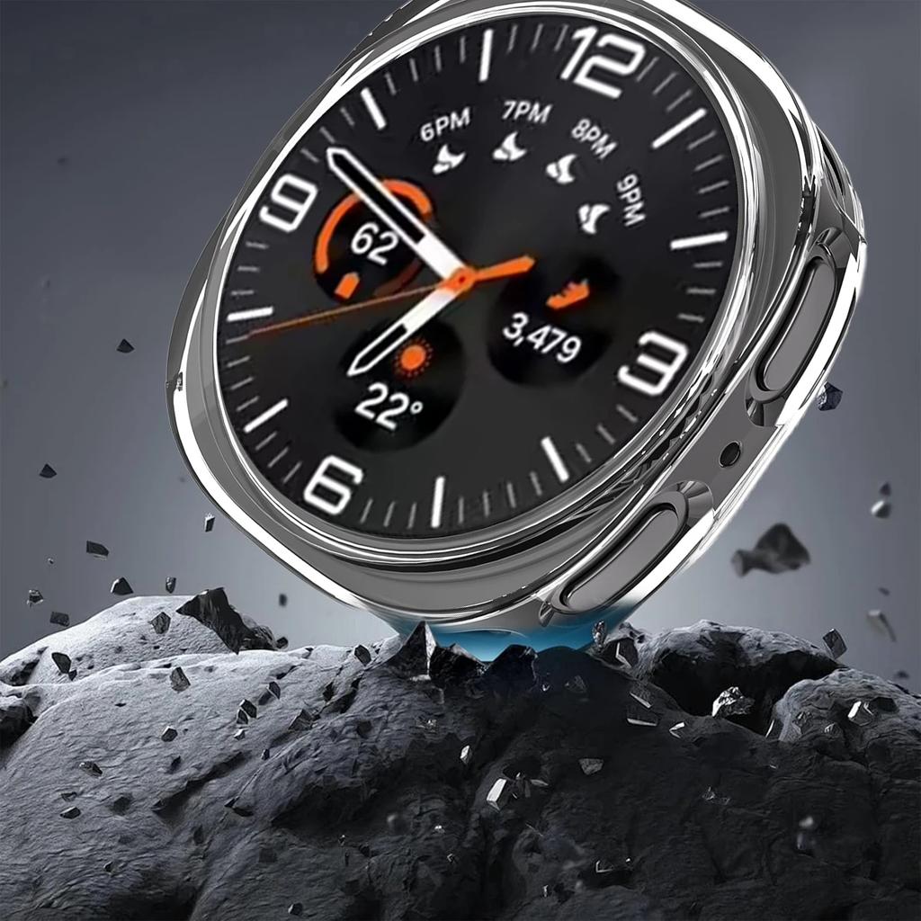 Защитный чехол для Samsung Galaxy Watch 8 Жесткий бампер из ПК без защитной пленки для экрана для Galaxy Watch 8 40 мм 44 мм Аксессуары-чехлы
