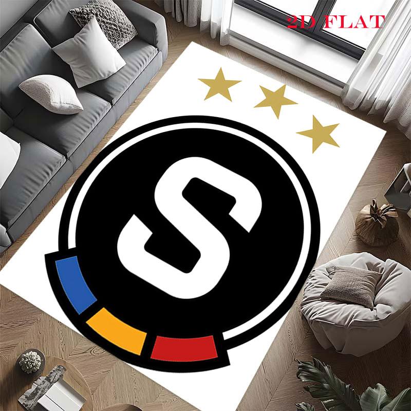Ковер AC Sparta Praha для гостиной, спальни, дома, украшение для дивана, нескользящий коврик для игр детей