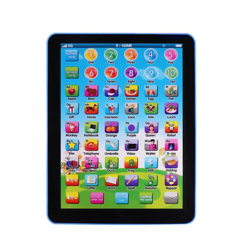 Baby Tablet Educational Toys Girls Toy For 1-6 Year Old Toddler Learning English C4J1